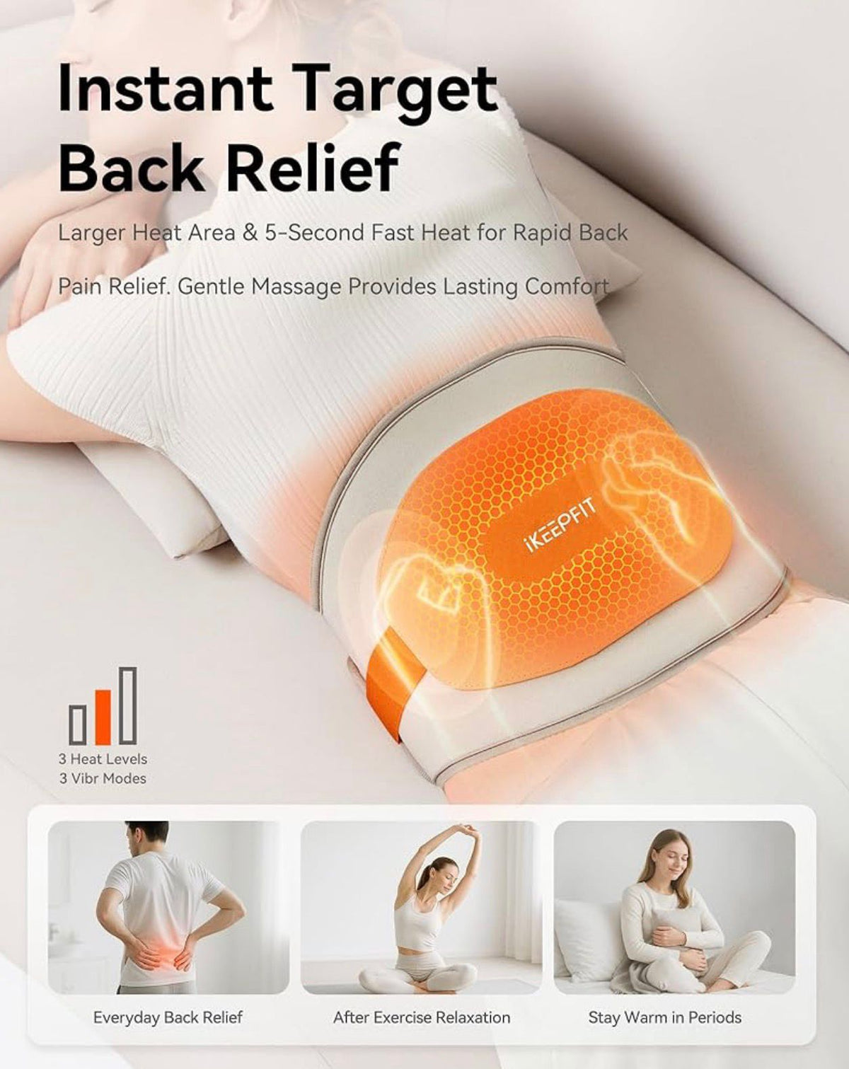 Portable Heating Pad for Back