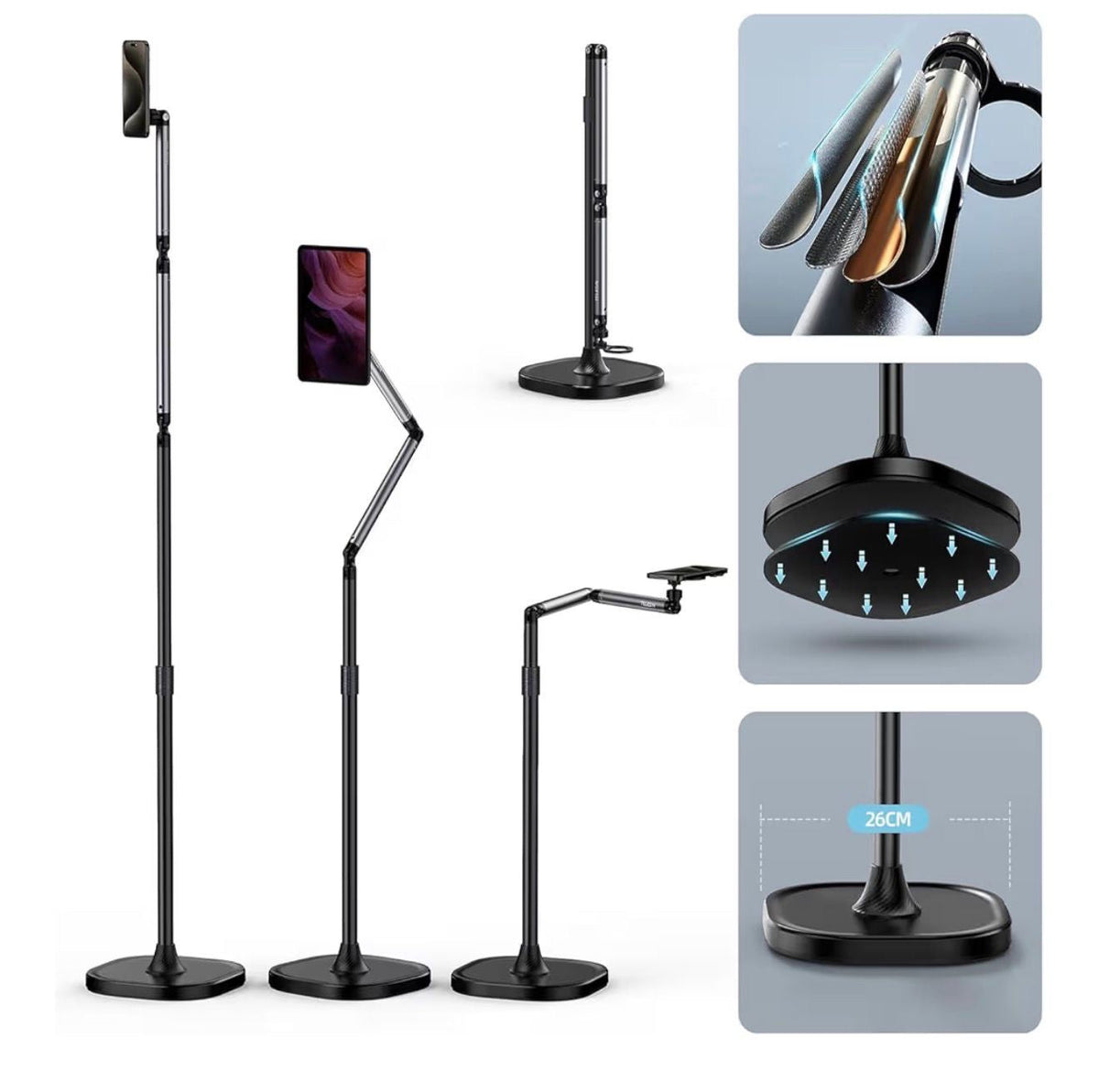 Magnetic Phone Tablet Floor Stand