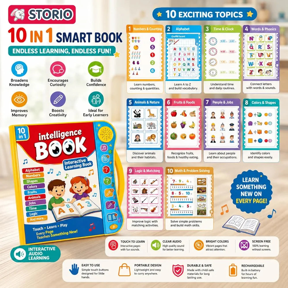 Intelligence Book — Train Your Kids Mind to Think Smarter