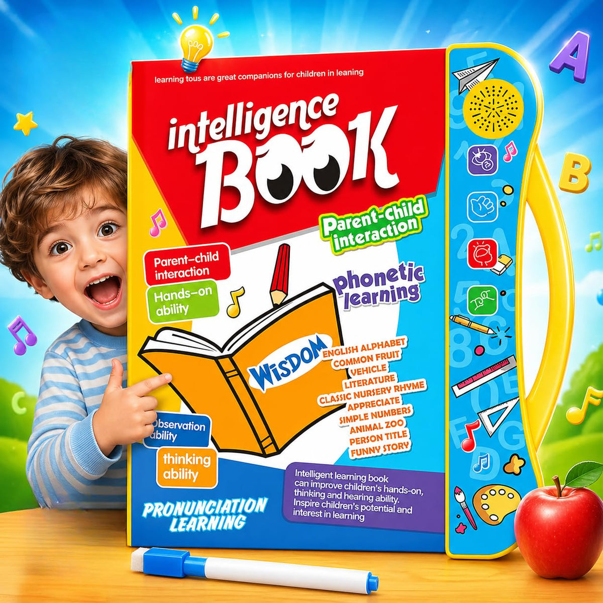 Intelligence Book — Train Your Kids Mind to Think Smarter