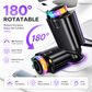 5-in-1 Car Charger with Fast Charging, LED Ambient Light, Air Freshener & Starlight Projector – 45W