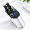 4-in-1 Fast Car Charger with Digital Voltage Display | Multi-Device Charging | 120W Fast charger